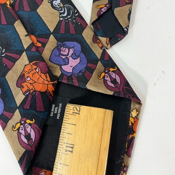 Vintage 90s Disney's The Lion King Tie Necktie Novelty Ties Animal Africa Canada - Picture 5 of 8